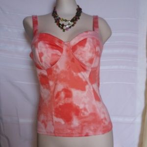 Full tilt tye dye fashion tank top M